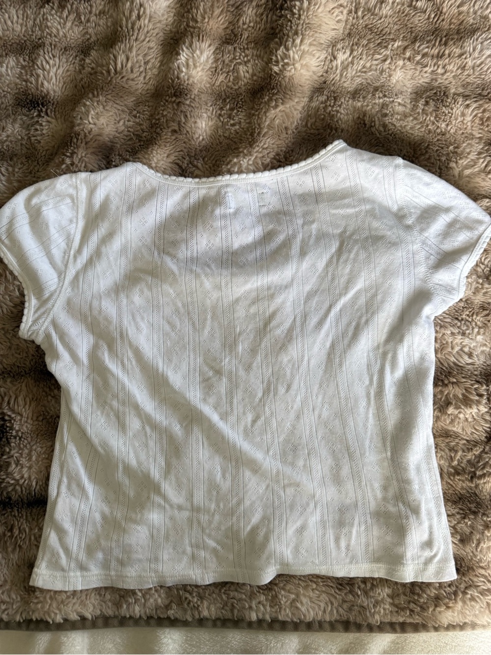 GAP White Short Sleeve Scoop Neck Tee - Picture 4 of 5